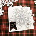 snow crystal card