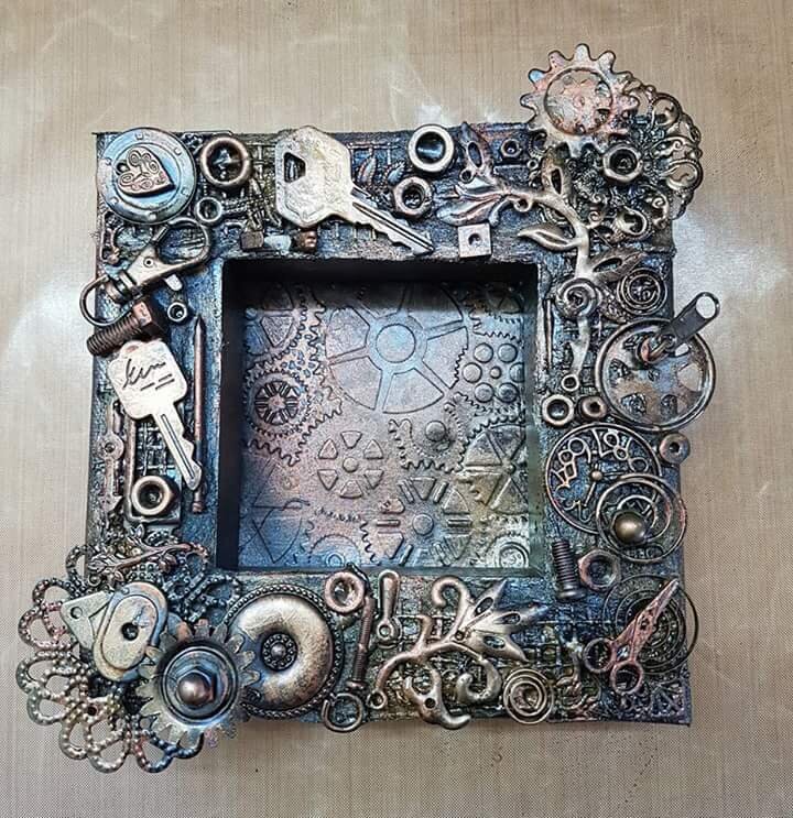 Mixed Media Steam punk altered frame
