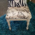 Scrapbooking desk chair & personalized pillow