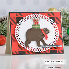 Cozy Christmas Bear Card