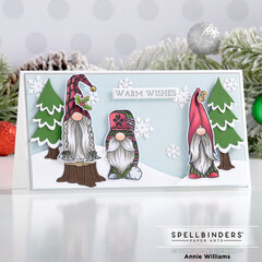 Winter Gnome Mini Slimline Card