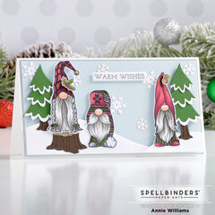 Winter Gnome Mini Slimline Card