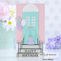 Birthday Door Mini Slimline Card