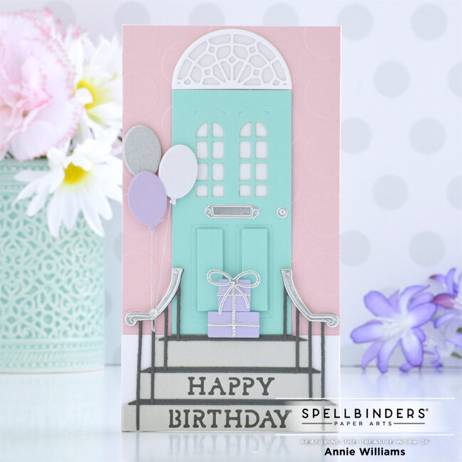 Birthday Door Mini Slimline Card