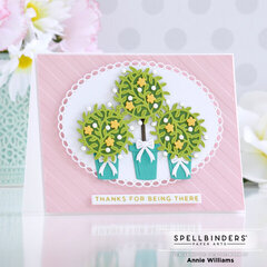Topiary Thanks Card