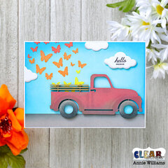 Butterfly Truck Card