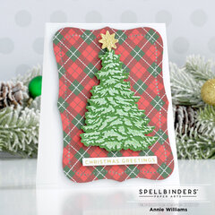 Simple Sparkly Christmas Tree Card