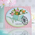 Springtime Country Wheelbarrow Card