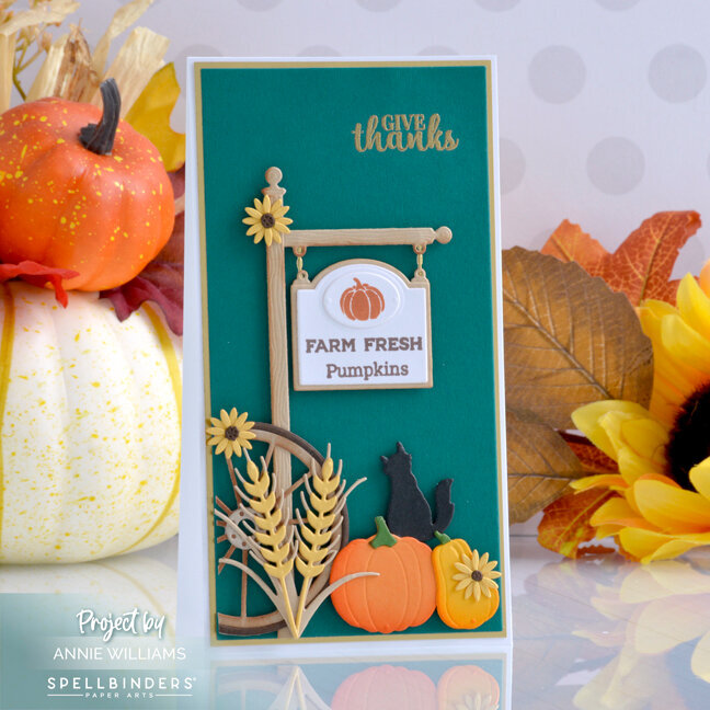 Autumn Farm Sign Card