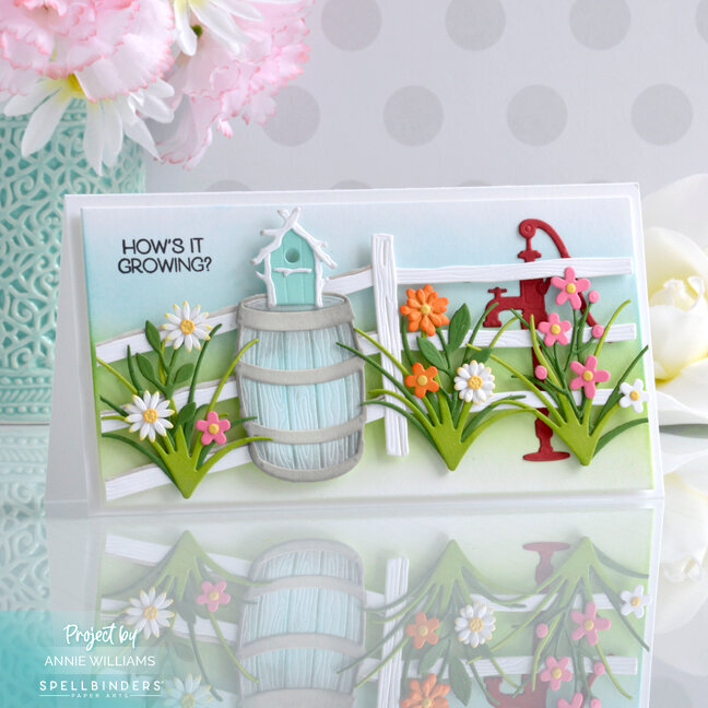 Springtime Country Garden Card