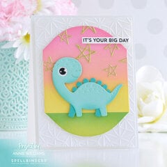 Cute Dinosaur Congrats Card