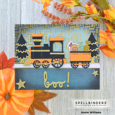 Halloween Train Card