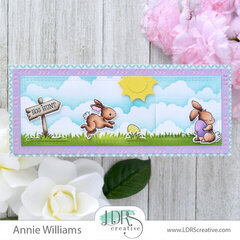 Easter Egg Hunt Slimline Card