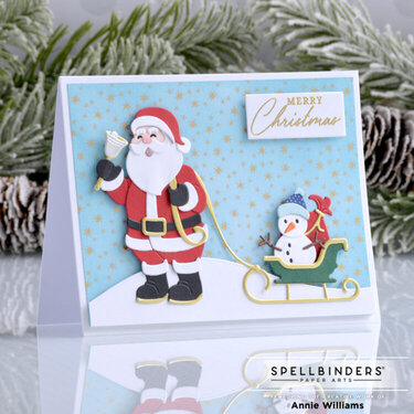 Cute Santa Christmas Card