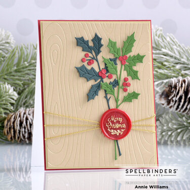 Christmas Holly Card