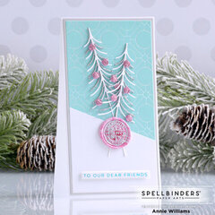 Christmas Trees Mini Slimline Card