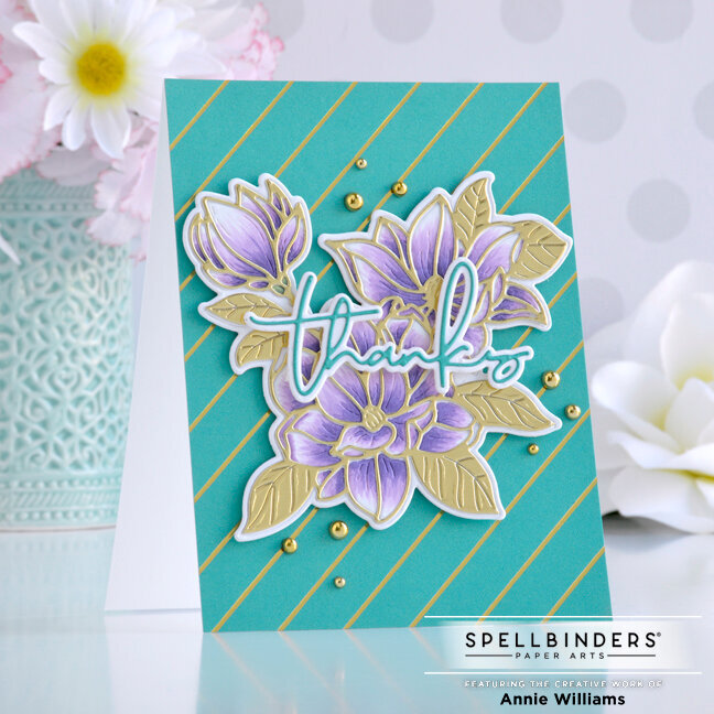 Magnolia Thank You Card