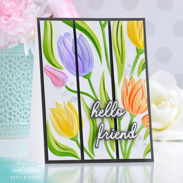 Simple Tulip Hello Card
