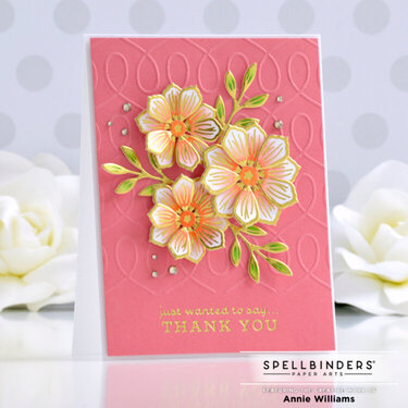 Gilded Bouquet Card