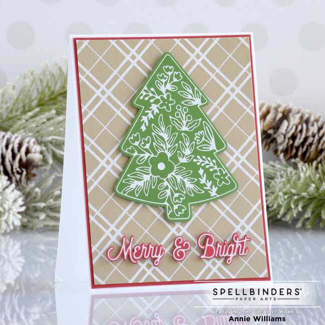Merry &amp; Bright Christmas Tree Card