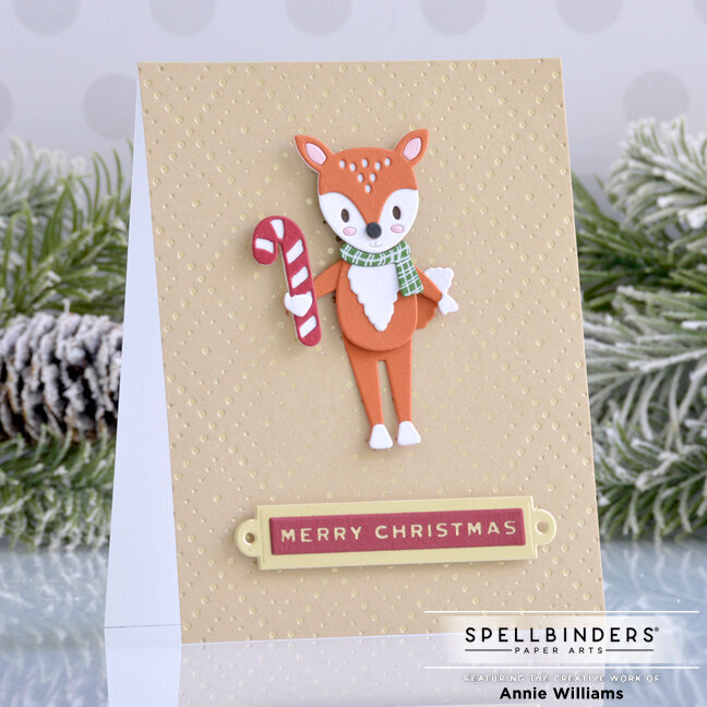Dancing Christmas Fox Card