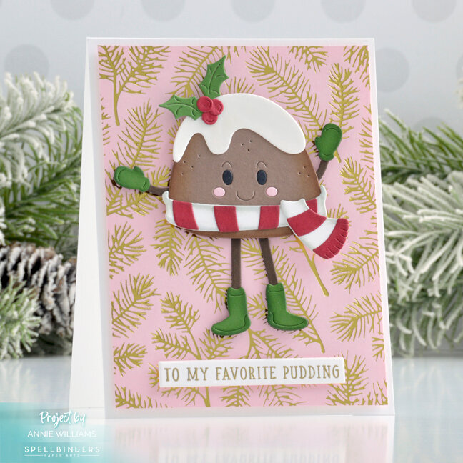 Dancing Figgy Pudding Card