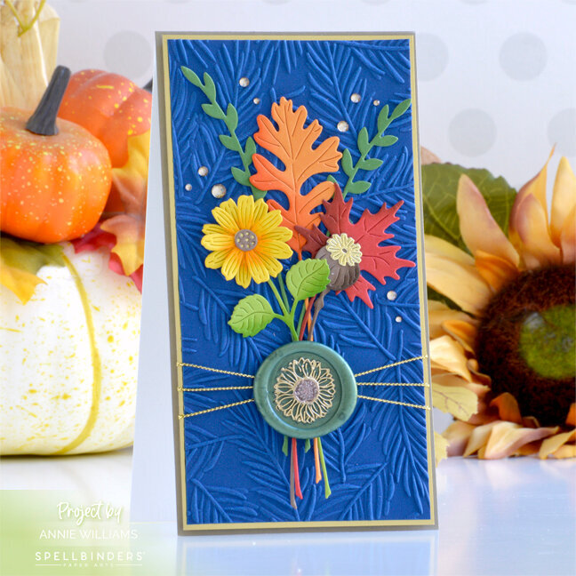 Autumn Bouquet Mini Slimline Card