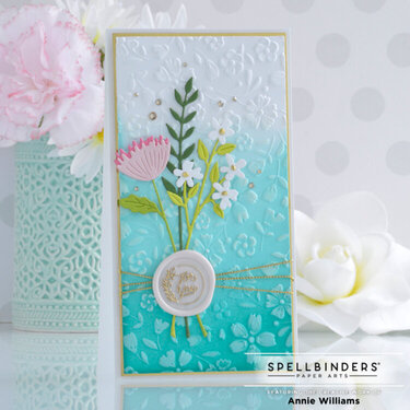 Floral Mini Slimline Card