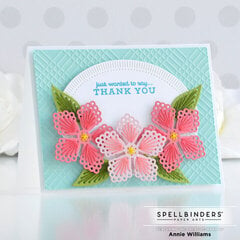 Stitched Flowers Card