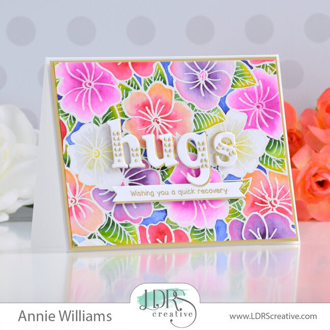 Floral Hugs Card