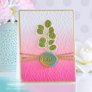 Simple Hello Wax Seal Card