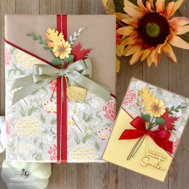 Matching Autumn Gift &amp; Card Set