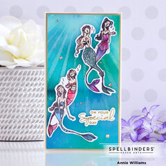 Mini Slimline Mermaid Card