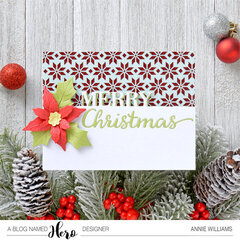 Christmas Poinsettia Card