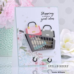 Cute Shopping Cart Card