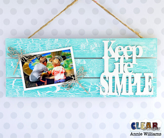 Simple Life Photo Frame Pallet