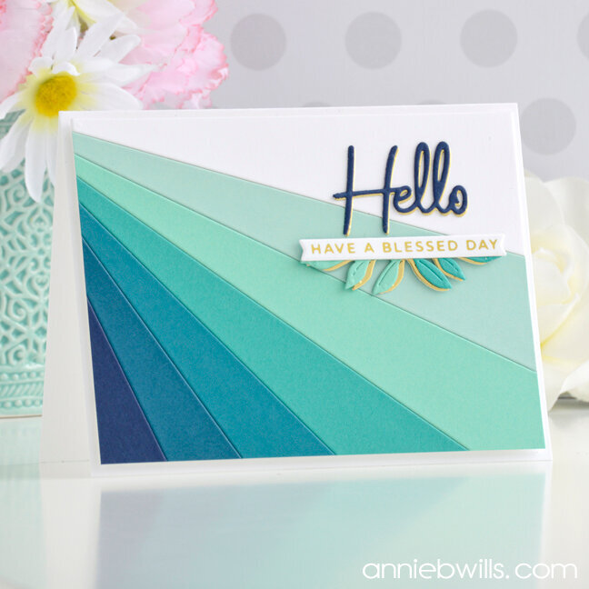 Crisp &amp; Clean Hello Card