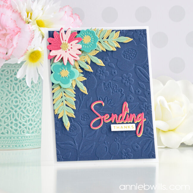 Floral Thanks Card