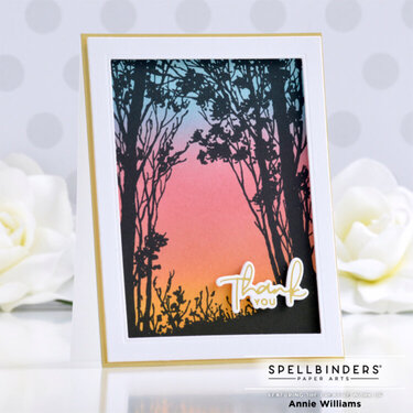 Forest Sunset Card