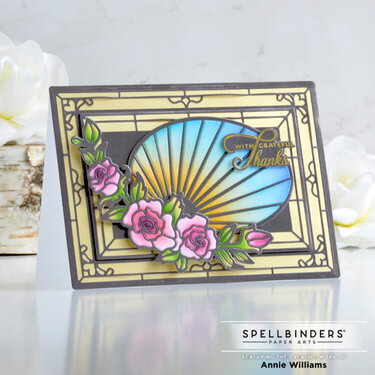 Stained Glass Thank You Card