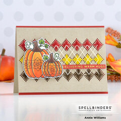 Autumn Argyle Card
