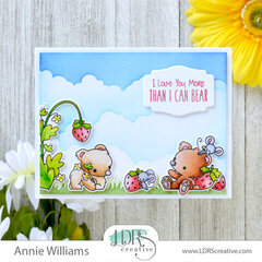 Sweet Strawberry Scene Card