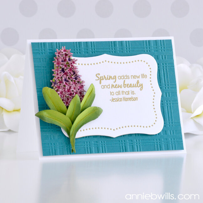 Spring Hyacinth Card