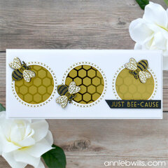 Just Bee-cause Slimline Card