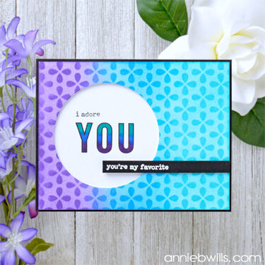 I Adore You Card