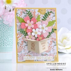 Flower Box Birthday Card