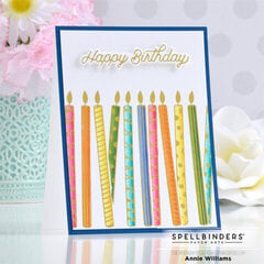 Foiled Birthday Candles Card