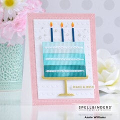 Stitched Birthday Cake Card