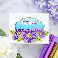 Foiled Floral Card