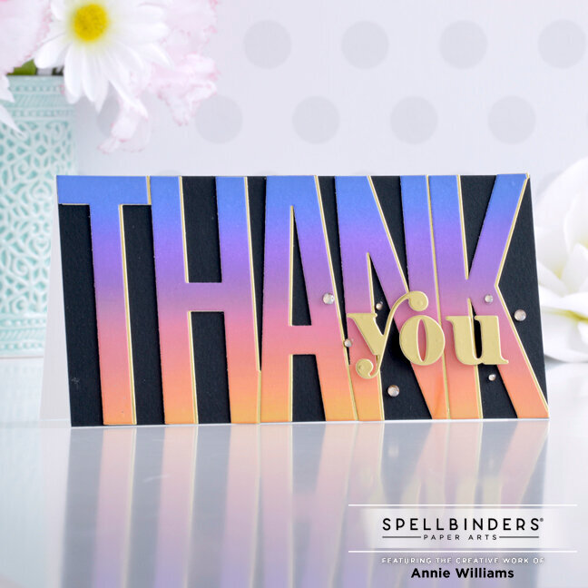 Ink-Blended Thank You Card